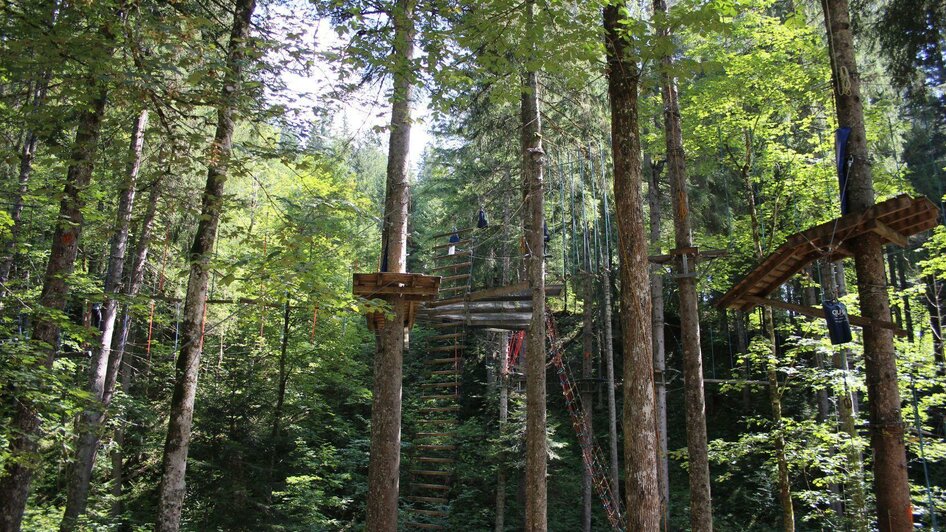 Hochseilkletterpark, Altaussee, Kletterstationen | © Viola Lechner