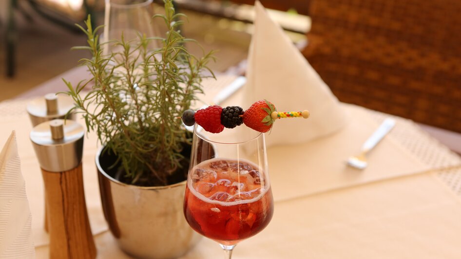 Aperitif im Ennstalerhof | © Ennstalerhof