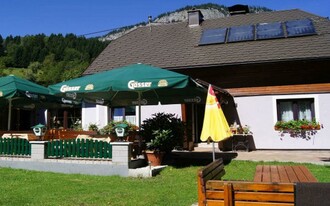 Jägerstüberl Maissl, Tauplitz, cozy terrace | © Jägerstüberl Maissl