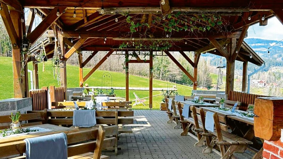 Schusterbauer Terrasse | © Schusterbauer Schusterbauer Terrasse | © Schusterbauer