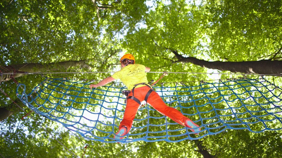 Kletternetz im Kletterwald Hilmteich | © WAP
