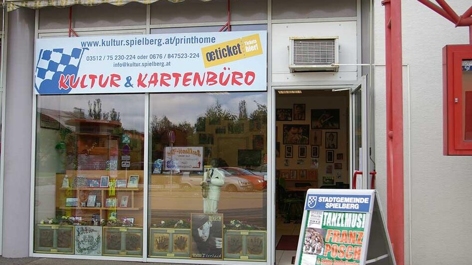 Kartenbüro-Außenansicht-Murtal-Steiermark | © Kartenbüro Spielberg