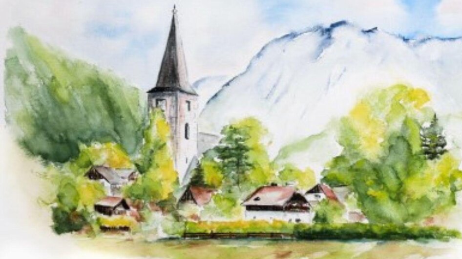 painting altaussee | Cornelia Elisabeth Pilz | © Cornelia Elisabeth Pilz Gemälde Altaussee | © Cornelia Elisabeth Pilz