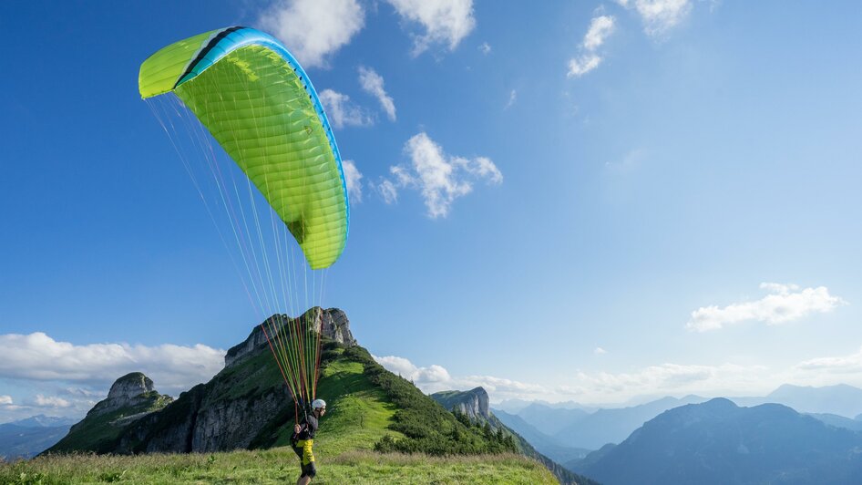 Paragleiten Ausseerland Loser Altaussee | © Loser Bergbahnen Altaussee/F. Loitzl