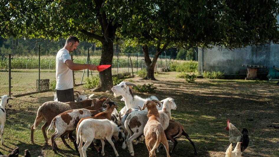Markus und seine Tiere | © MALU