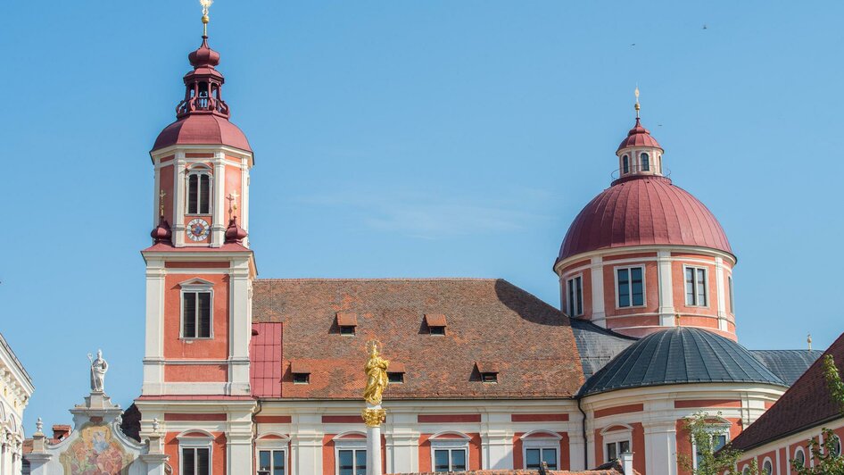 Gemeindeamt Pöllau_Mariensäule_Oststeiermark | © Helmut Schweighofer