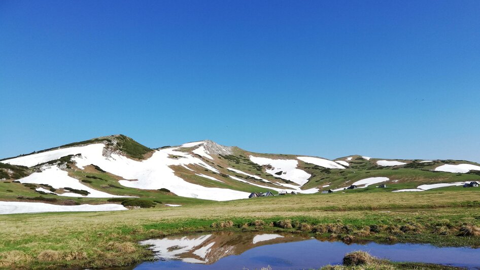 Schneealmplateau im Frühling | © Naturpark Mürzer Oberland