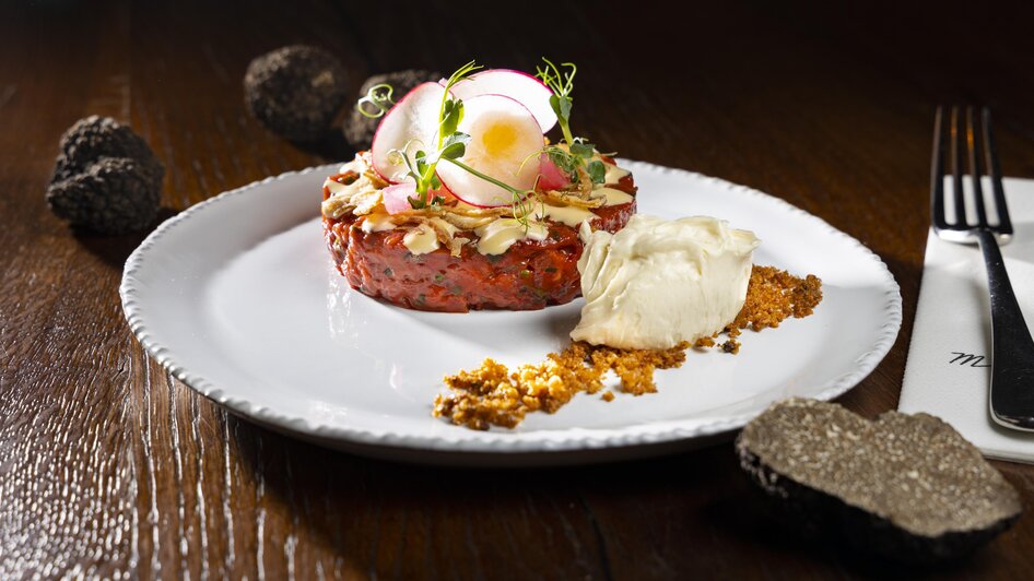 Mohrenwirt - Beef Tatar mit Trüffel | © Graz Tourismus - Werner Krug