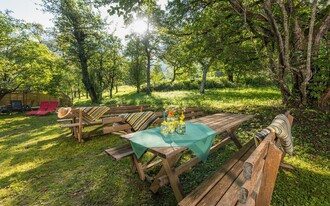 Ressenstüberl, Grundlsee, Aussenbereich | © Markus Mitterer