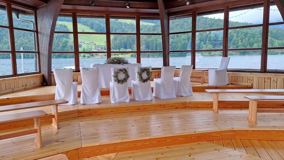 Pavillon, Grundlsee, Hochzeit | © Gemeinde Grundlsee, Theresa Grill