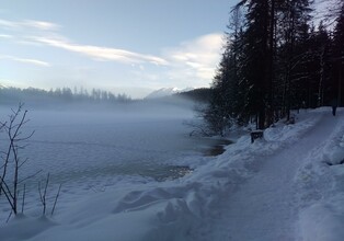 Winterwanderung am Ödensee