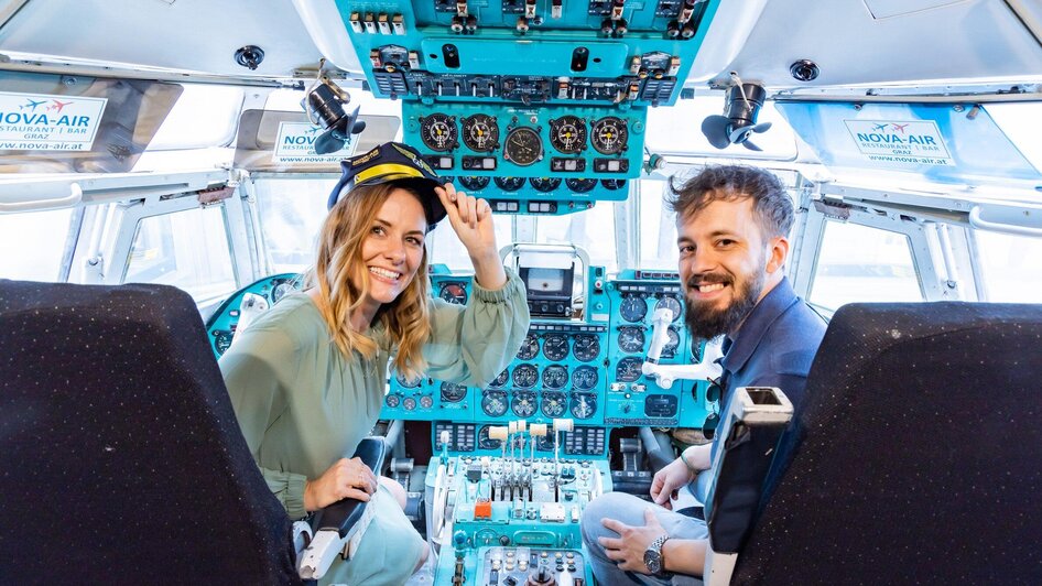 NOVA-AIR - Cockpit Erlebnis | © Graz Tourismus - Werner Krug