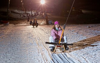 Night Tobbogganing | © Mirja Geh