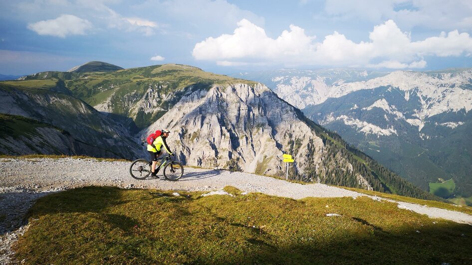 Mit dem E-Bike auf die Schneealm | © Naturpark Mürzer Oberland (c) Andreas Steininger