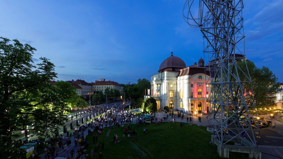 Opernhaus Graz Abendstimmung | © Graz Tourismus - Harry Schiffer