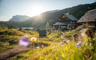 Pühringerhütte, Grundlsee, Terrasse | © Pühringerhütte