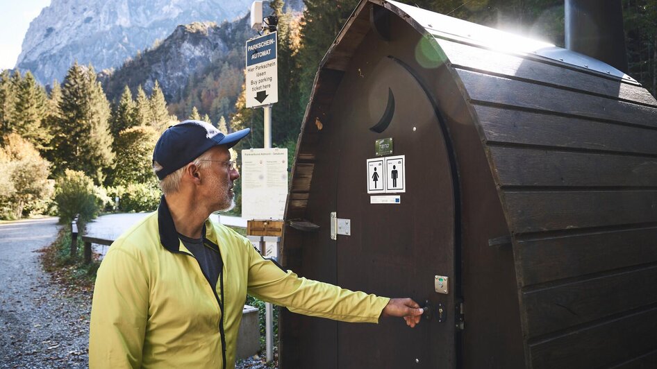 WC-Anlage auf den Nationalpark Parkplätzen | Stefan Leitner WC-Anlage auf den Nationalpark Parkplätzen