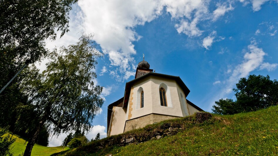 Pfarrkirche Predlitz von unten | © Holzwelt Murau