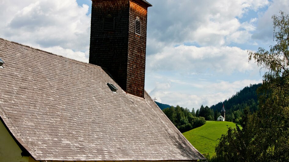 Aussicht auf die Pfarrkirche | © Holzwelt Murau