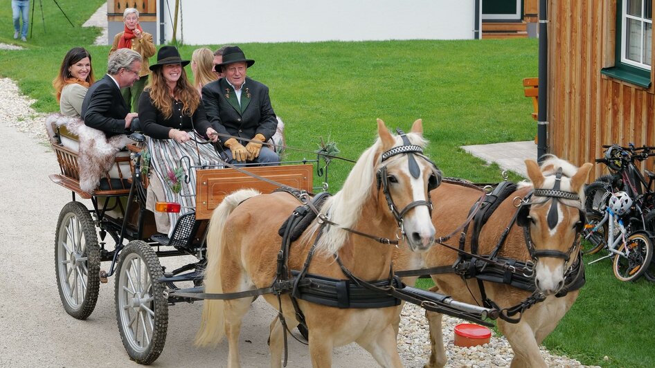 Kutschenfahrte mit Willi und Flocki | © Pferdefreunde Zloam, www.pferdefreunde-zloam.at