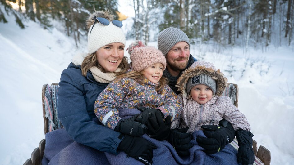 Pferdeschlitten_Teichalm_Familie_Oststeiermark | © Tourismusverband Oststeiermark