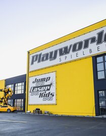 Playworld-Außenansicht-Murtal-Steiermark | © Playworld Spielberg | Playworld Spielberg | © Playworld Spielberg