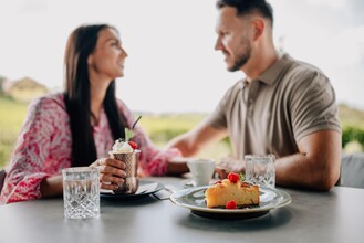 Cafe im Ratscher Landhaus | © Karin Bergmann