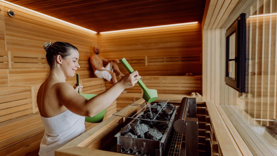 Saunagenuss im Ratscher Landhaus | Karin Bergmann | © Karin Bergmann Saunagenuss im Ratscher Landhaus | © Karin Bergmann
