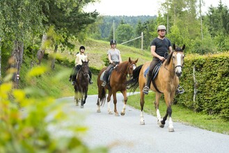 Reiten beim Hotel Muhr_Reiter_Oststeiermark | © Waldhof Muhr