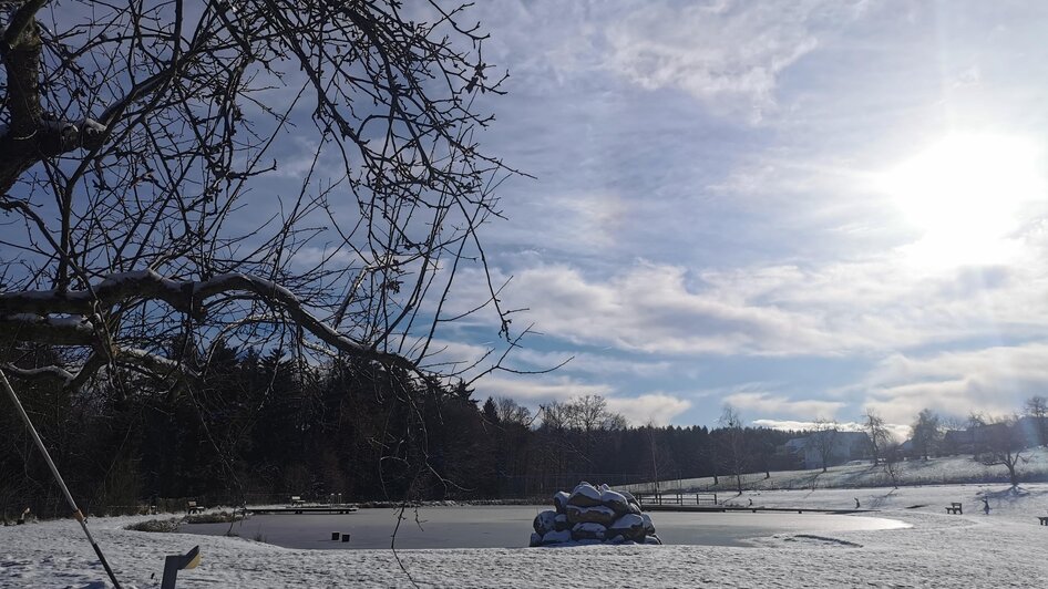 Winterlandschaft Badeteich_Gruber_Oststeiermark | © Tourismusverband Oststeirmark