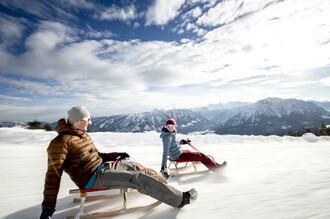 Loser, Altaussee, tobogganing fun | © TVB Ausseerland - Salzkammergut/Tom Lamm