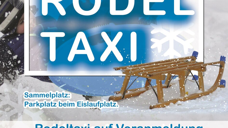 Rodeltaxi Voranmeldung