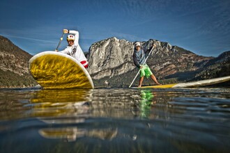 SUP - Stand Up Paddeln am Altausseer See | © mirjageh.com