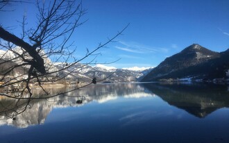 Scherenzauber, Grundlsee, Seeklause im Winter | © Waltraud Loitzl