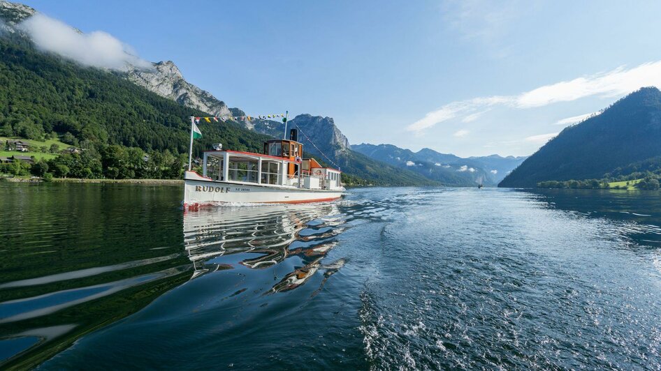 Schifffahrt, Grundlsee, Bootsansicht | © Schifffahrt Grundlsee/Florian Loitzl