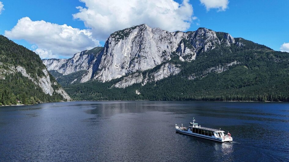 Schifffahrt, Altaussee, Solarschiff mit Trisselwan | © Altaussee Schifffahrt