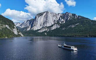 Schifffahrt, Altaussee, Solarschiff mit Trisselwan | © Altaussee Schifffahrt