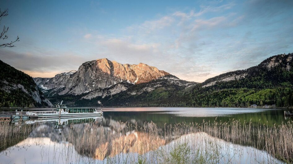 Schifffahrt, Altaussee, mit Trisselwand | © Rudi Kain