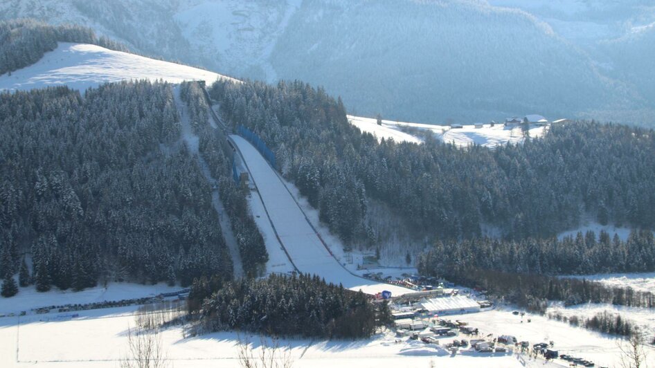 Skiflugschanze Kulm im Winter, Tauplitz | © TVB Ausseerland Salzkammergut/Kolb