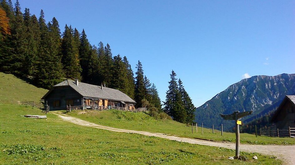 Sennhütte auf der Wetterinalm | © TV Hochsteiermark / Brigitte Digruber