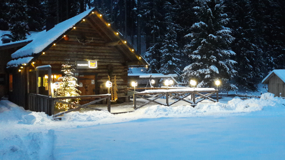 Singerhauserhütte, Winteransicht | © Singerhauserhütte