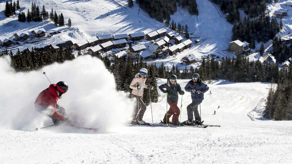 Skifahren am Lachtal