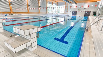 Sport Union Hallenbad mit Startsockel | © Harald Tauderer