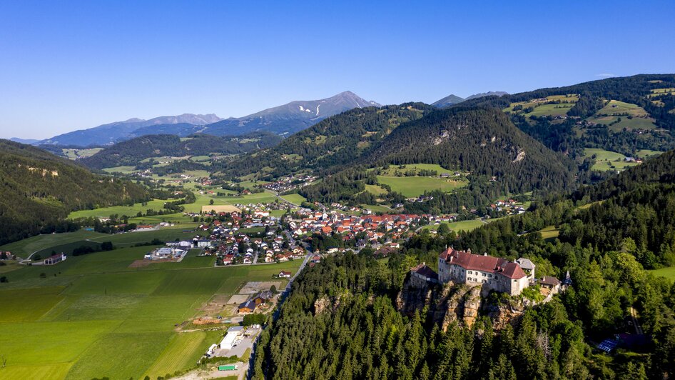 Blick von Oben auf Oberwölz