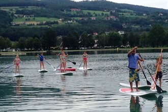 Sailing school Reiger_Standing Paddling_Eastern Styria | © Segelschule Reiger