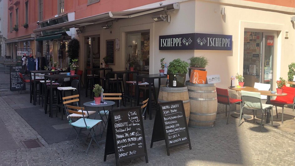 Tscheppe ums Eck - Gastgarten | © Tscheppe ums Eck