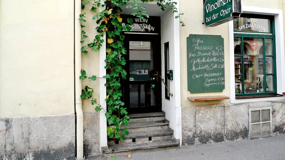 Vinothek bei der Oper - Eingang | © Vinothek bei der Oper