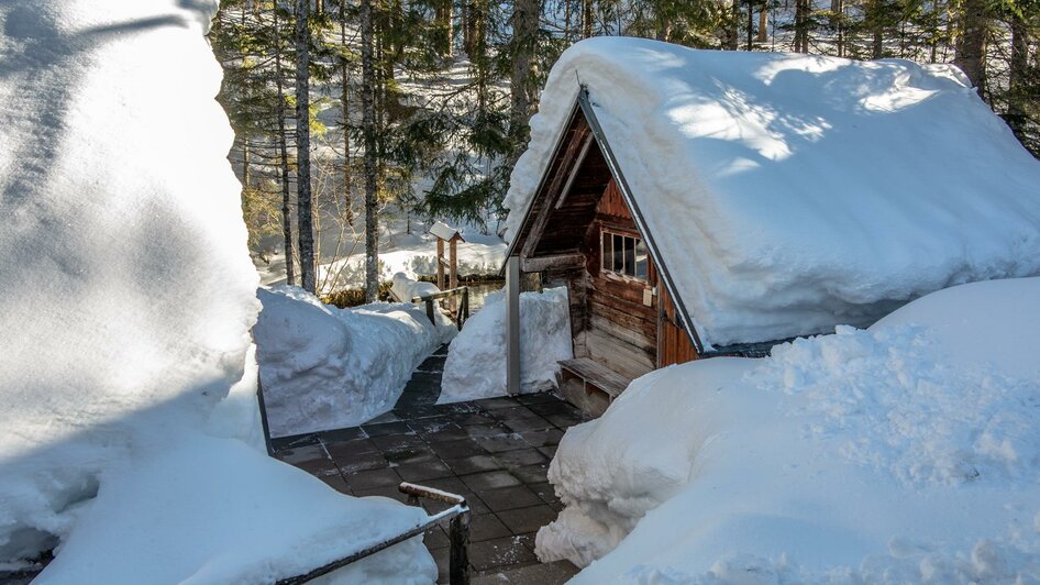 Blick auf die Sauna | © Christian Scheucher