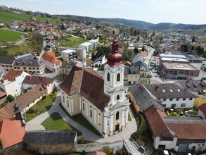 Wallfahrtskirche Maria Hasel_Luftaufnahme | © Wallfahrtskirche Maria Hasel