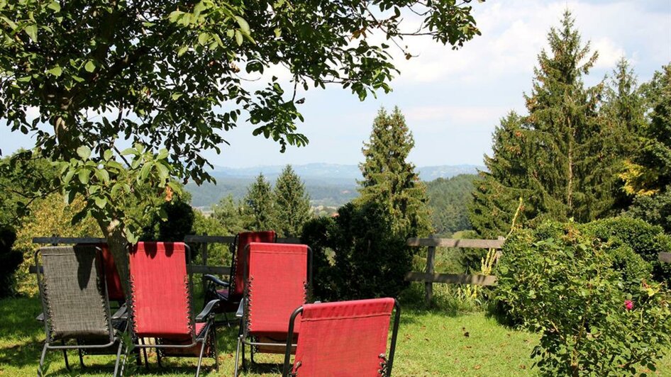 Buschenschank Stelzl Altenbacher Ausblick | © Buschenschank Stelzl Altenbacher | Fam. Stelz